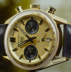 绝世好表，复古风潮再起，一窥 60 年代 F1 赛车手们的梦想-豪雅老爷子的小金表！
