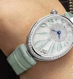 薄荷绿Reine de Naples，宝玑新款腕表展现女性魅力与创新设计