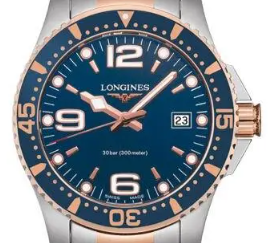 一款腕表，两种时间：浪琴全新43mm深海征服者GMT腕表让你随时随地掌握两地时间！